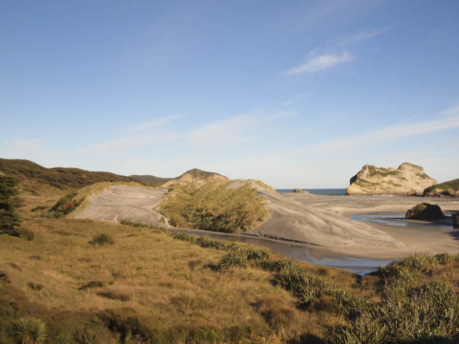 Wharariki Beach