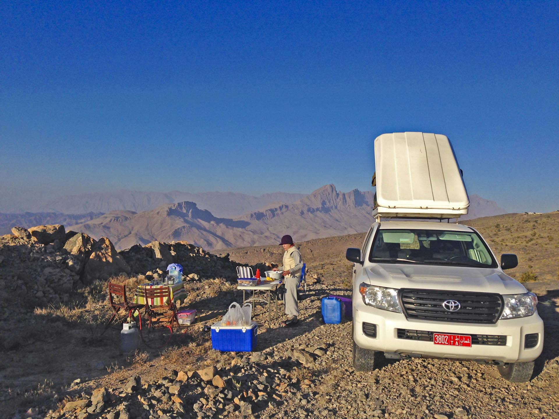 Camping in Oman